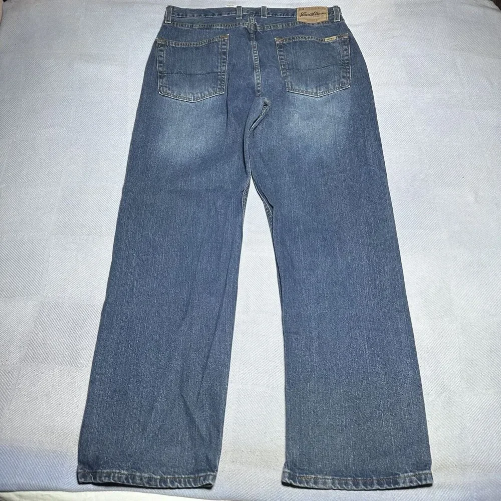 Vintage Y2K Levi's Signature‎ Loose Straight Blue Denim Jeans Men's 34x32.5**